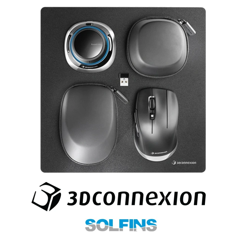 3Dconnexion SpaceMouse Wireless Kit 2 3D miš komplet | Solfins